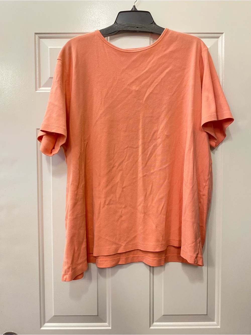 Everyday Crewneck Tee in Coral
